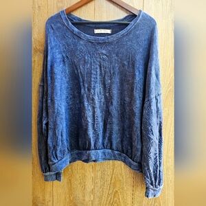 We The Free Slate Blue Sweatshirt Free People